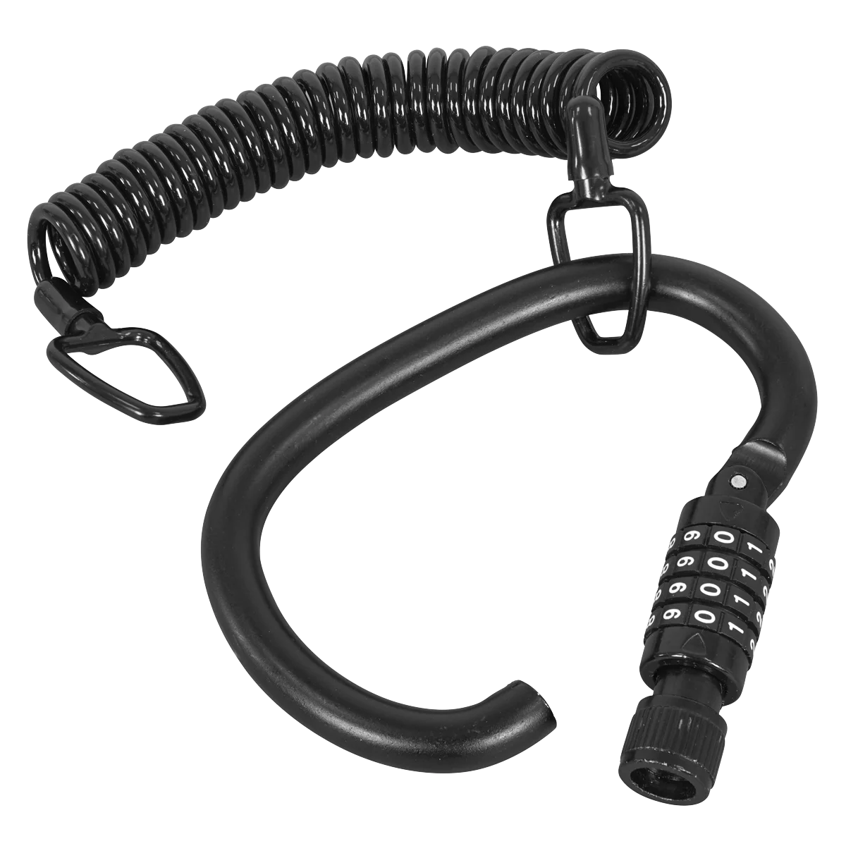 Sealey Helmet/Gear Lock with Cable HGL02 - 4-Digit Combination