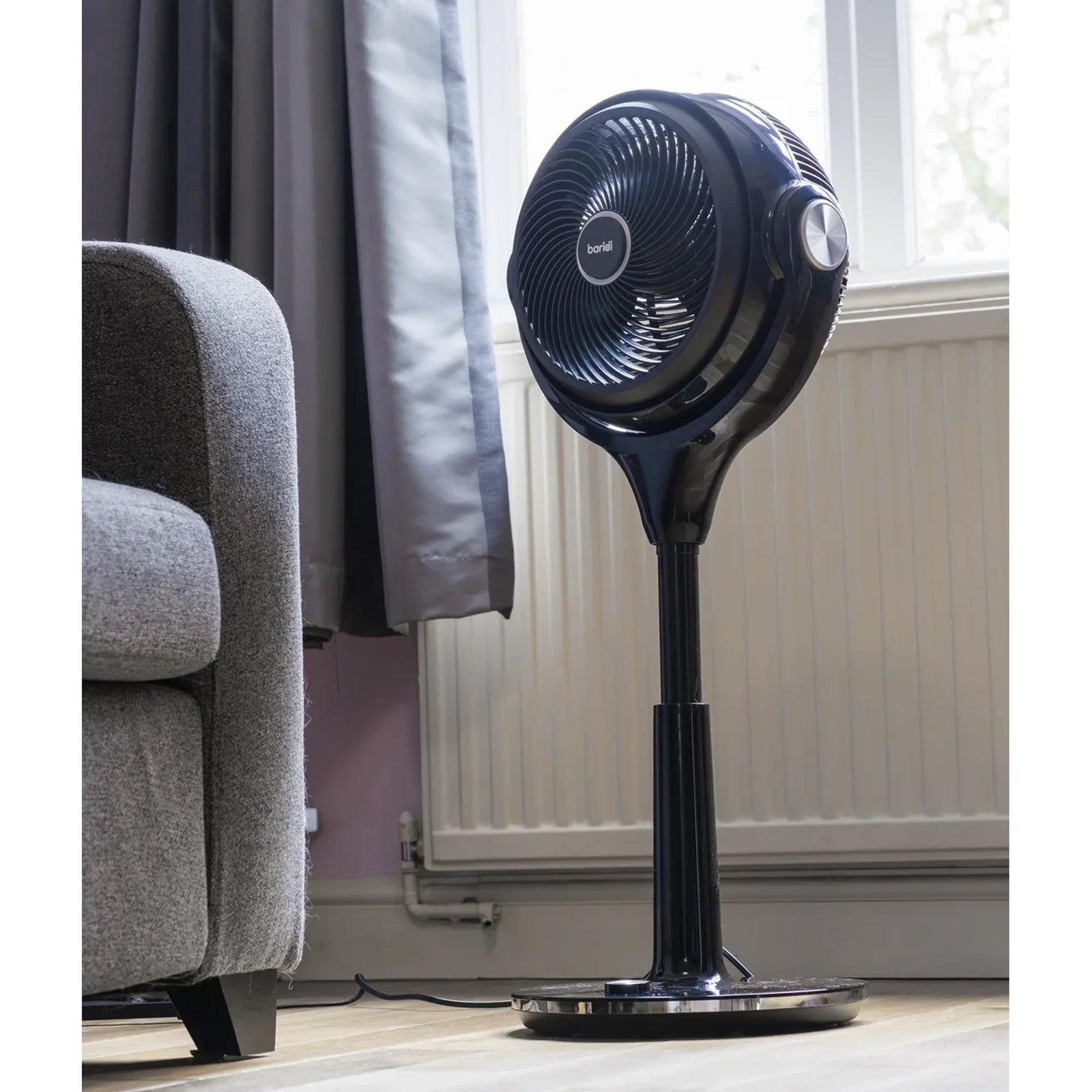 Baridi 10" Pedestal Fan DH143 with Remote Control & Timer