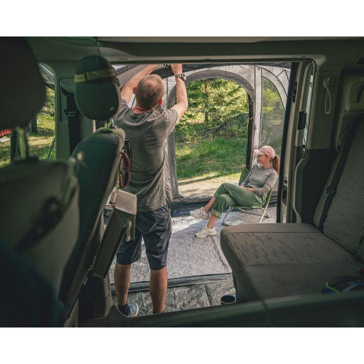 Outwell Campervan Universal Access Zone Awning Tunnel Groundsheet