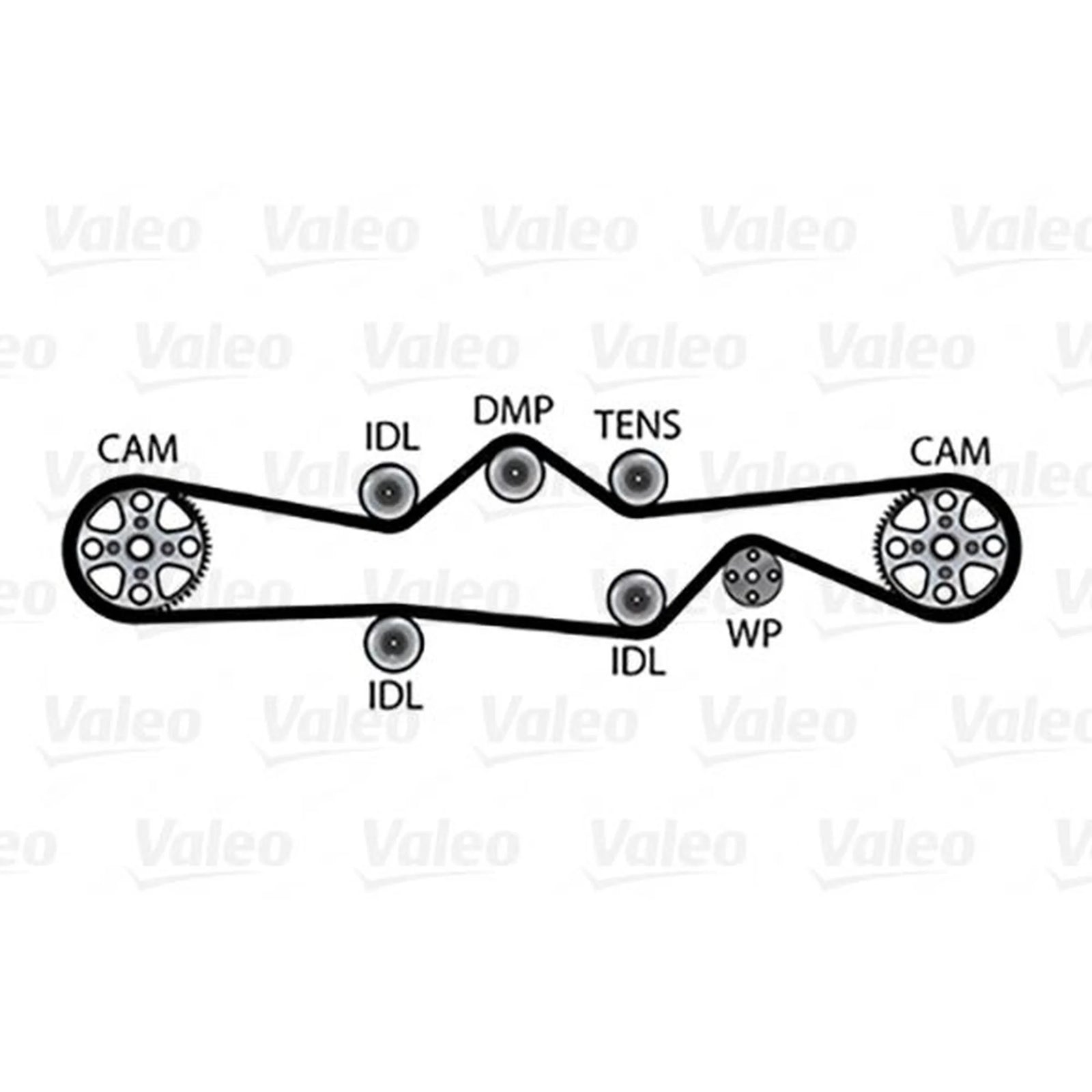 Valeo Timing Belt & Water Pump Kit 614677