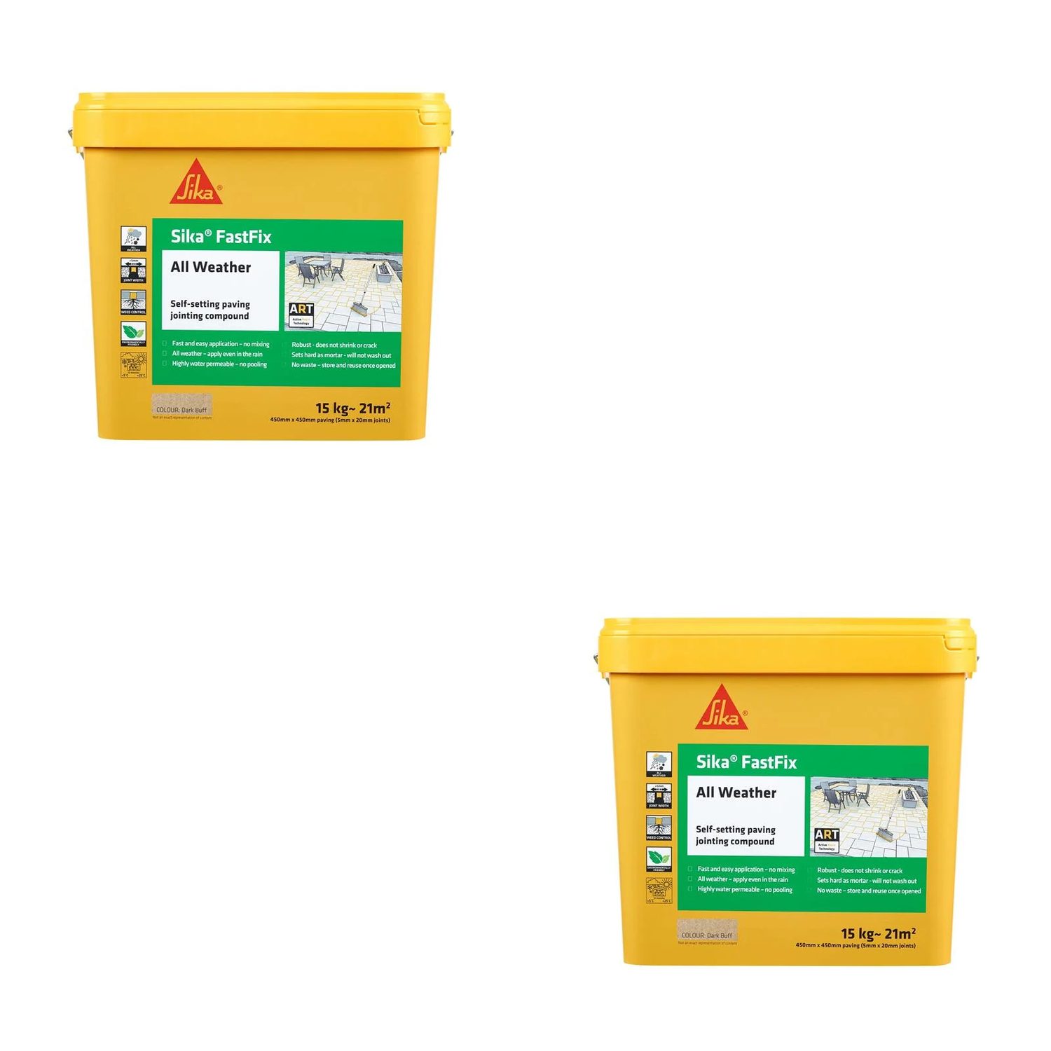 Everbuild Sika Sika® FastFix All Weather Dark Buff 15kg - 669017