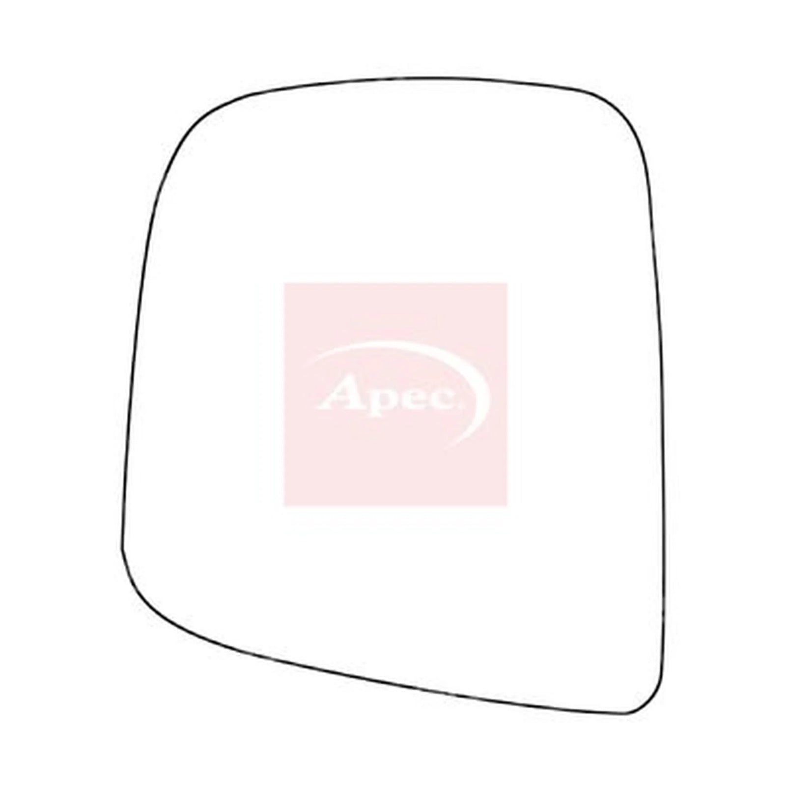 Apec Exterior Wing Mirror Glass Left AMS2647