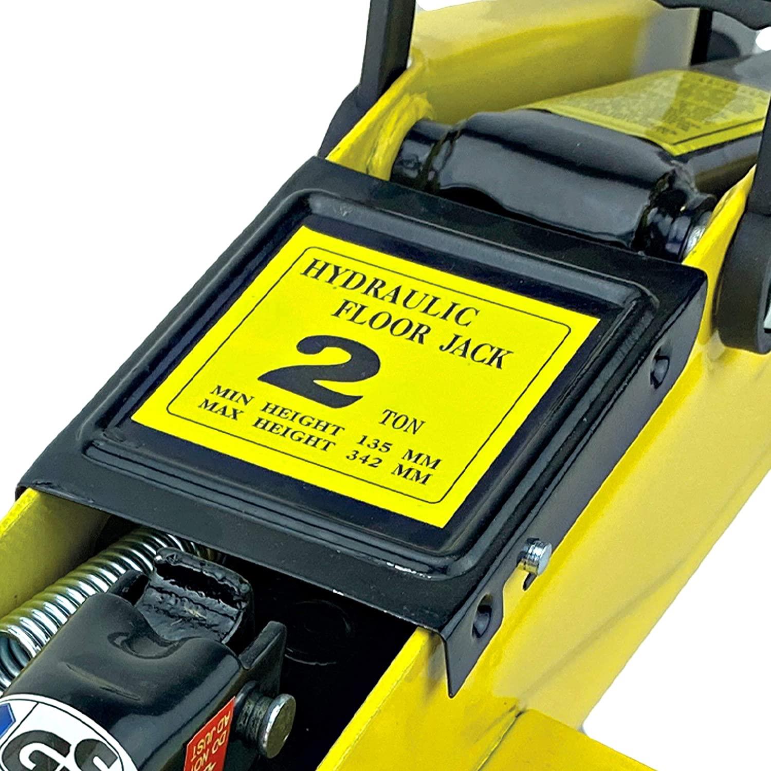 AA 2 Ton 2T Hydraulic Floor Trolley Jack Quick Lifting Heavy Duty Car Van