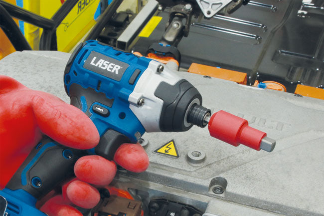 Laser Non-Conductive Insulated Quick Chuck to 3/8"D Adaptor