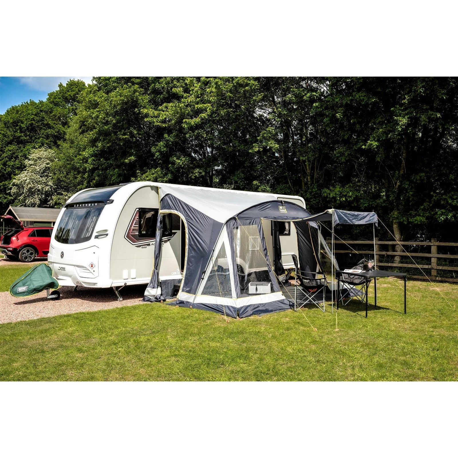 Maypole Caravan Motorhome Stoneleigh POLED 390cm Porch Awning - MP9554