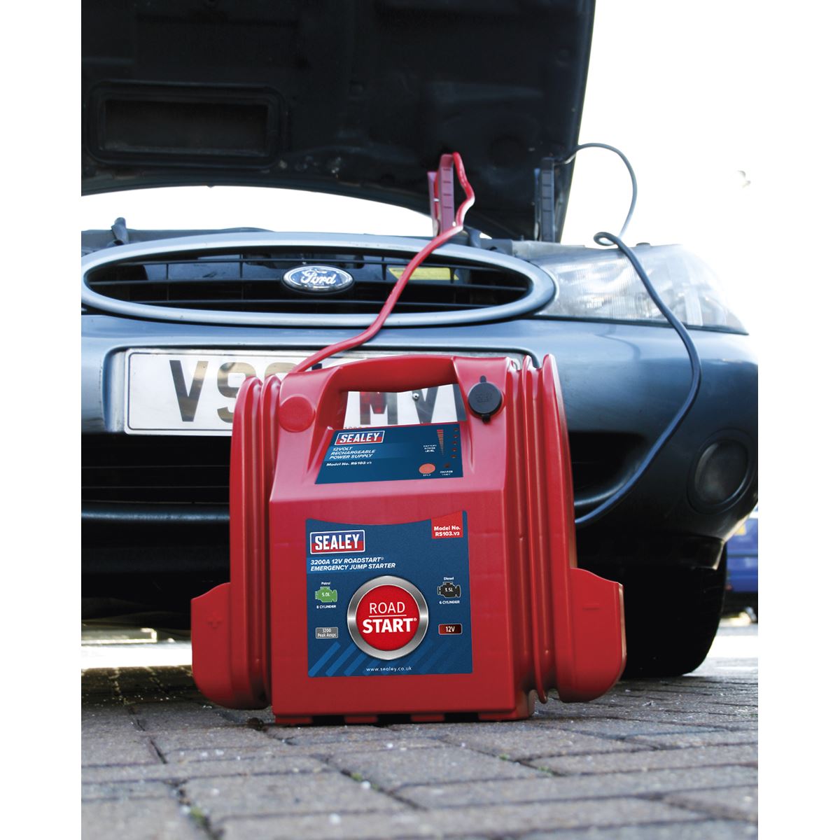 Sealey RoadStartï Emergency Jump Starter 12V 3200 Peak Amps RS103