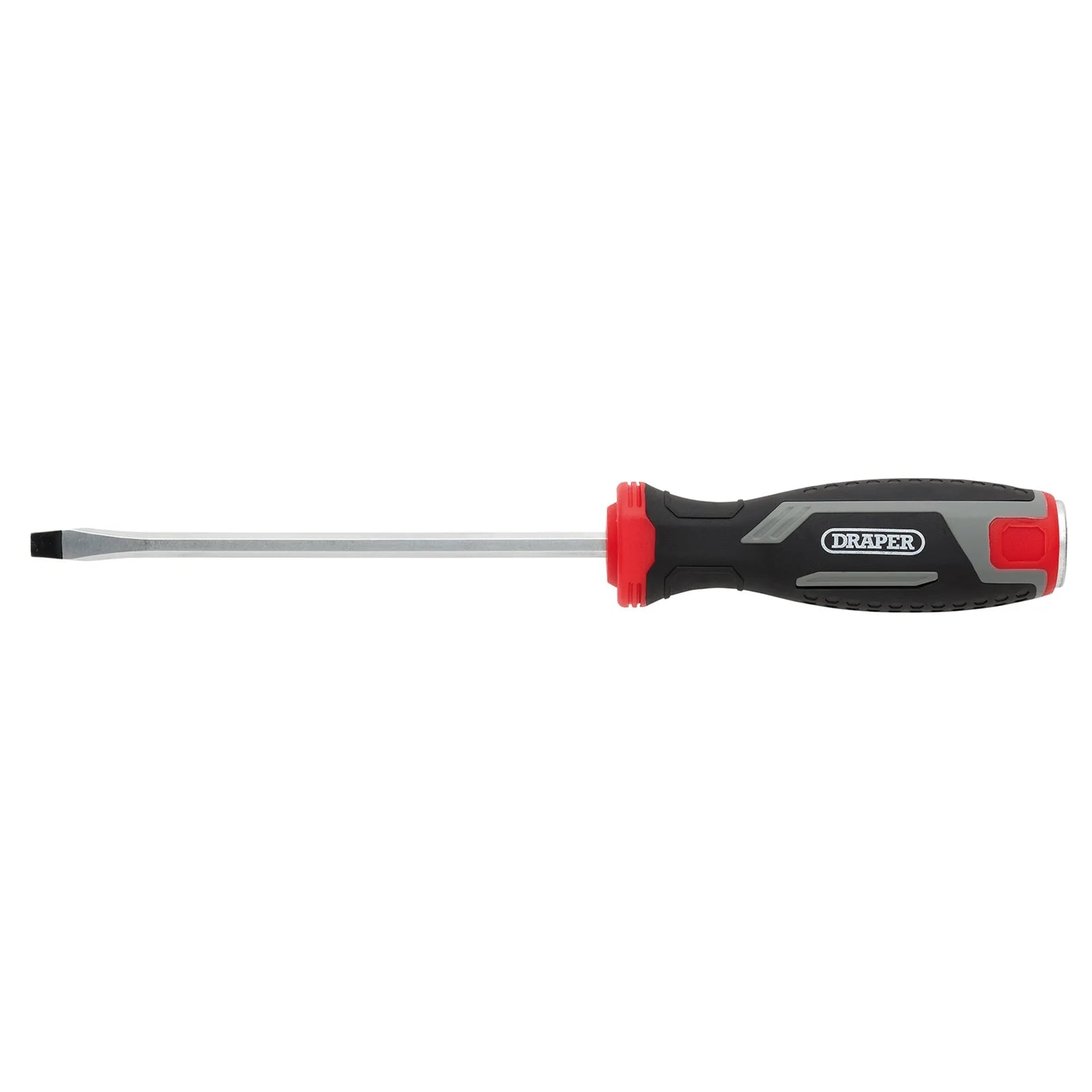 Draper Pound Thru Slotted Soft Grip Screwdriver, SL5.5 x 125mm - 210/SL