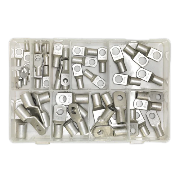 Sealey Copper Lug Terminal Assortment 52pc AB016CT