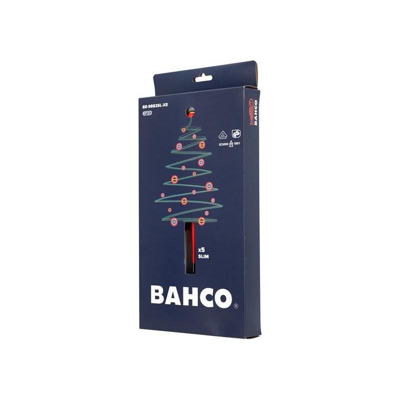 Bahco XMAS BE-9882SL ERGO™ Slim VDE Insulated Screwdriver Set, 5 Piece