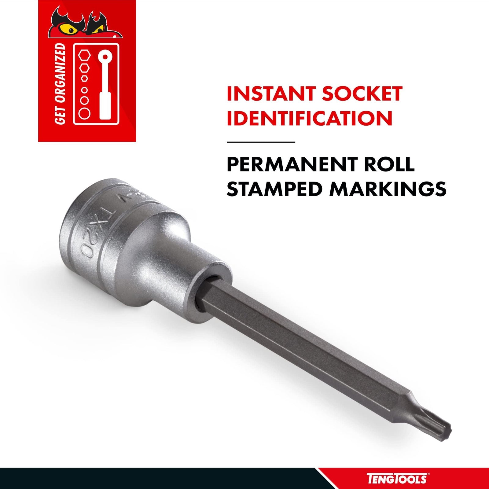 Teng Tools 1/2" Long TX Bit Socket TX60