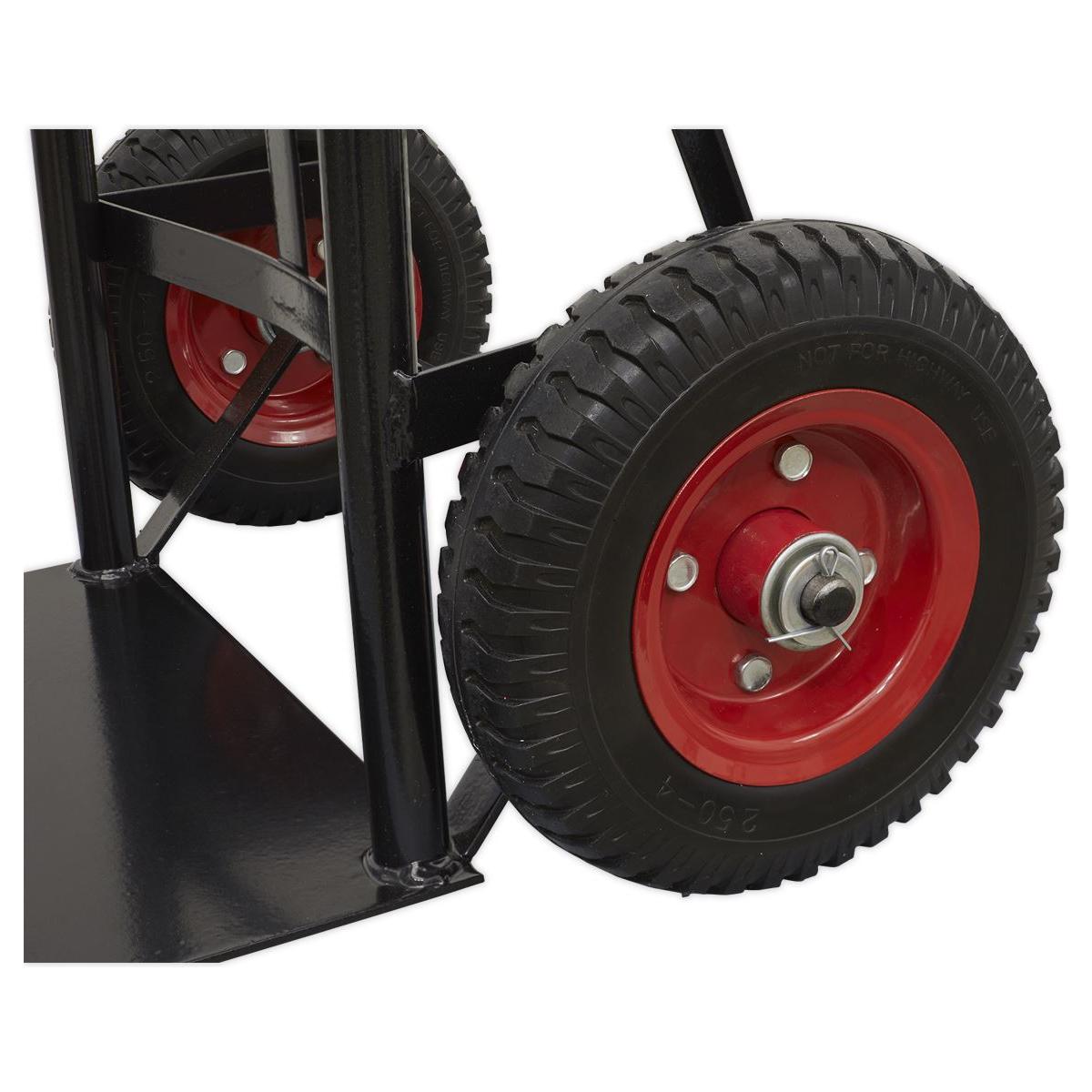 Sealey Premier Heavy-Duty Sack Truck with PU Tyres 200kg Capacity