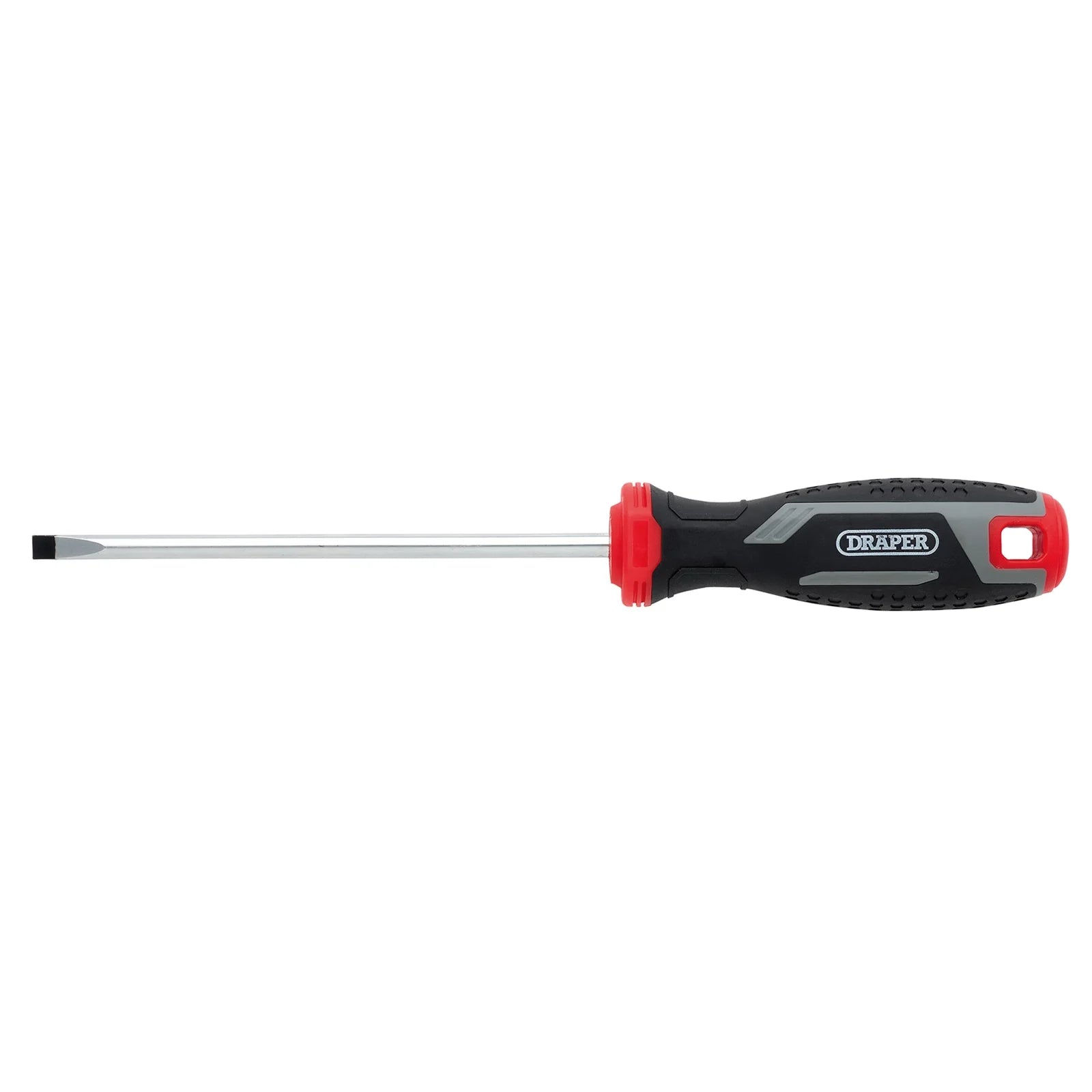 Draper Slotted Parallel Soft Grip Screwdriver, SL5.5 x 125mm - 200/SL