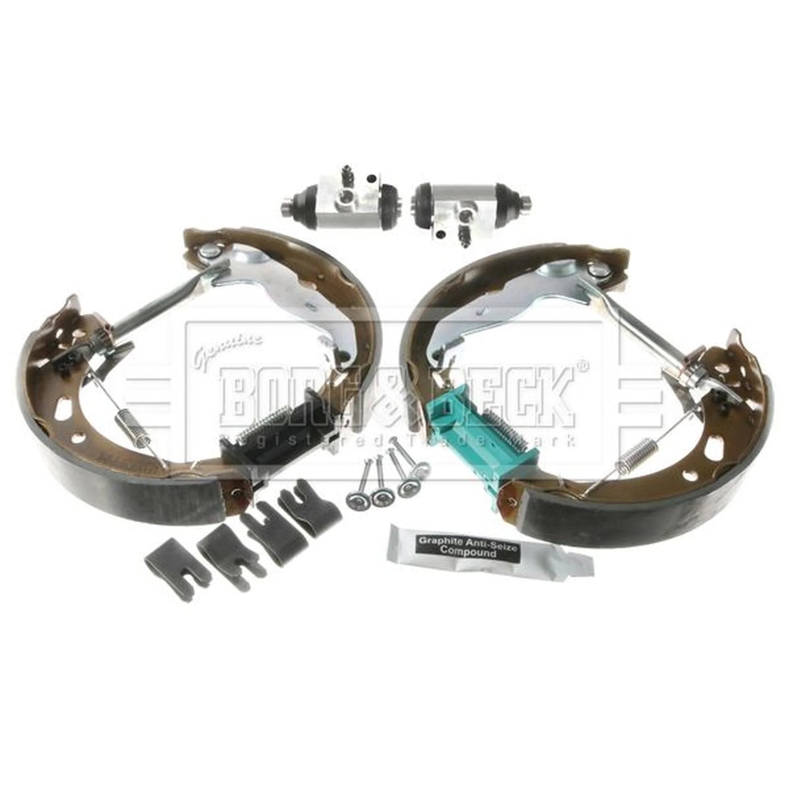 Borg & Beck Brake Shoe Set Axle Kit BBS1114K