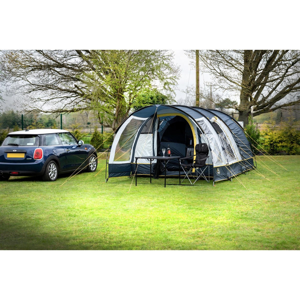 Maypole Bewdley  4 Person Tunnel Tent  (Poled) - 480 x 280 x 190cm