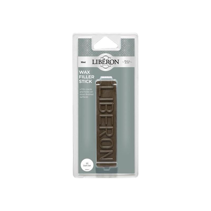 Liberon Wax Filler Stick 10 Dark Oak 50g