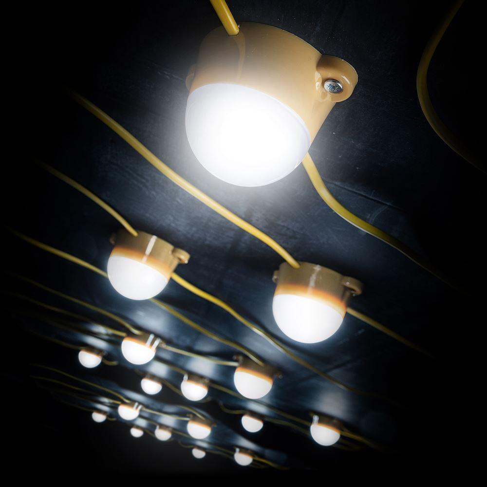 Defender 100W LED Encapsulated Festoon String Lights 50m 110V