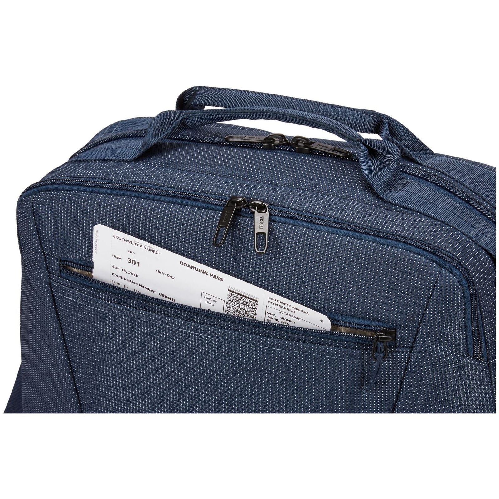 Thule Crossover 2 Boarding Bag Dress Blue Carry-on Luggage