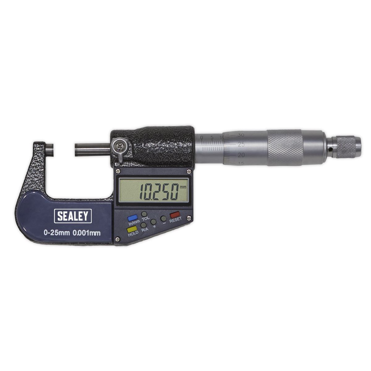 Sealey Digital External Micrometer 0-25mm(0-1")