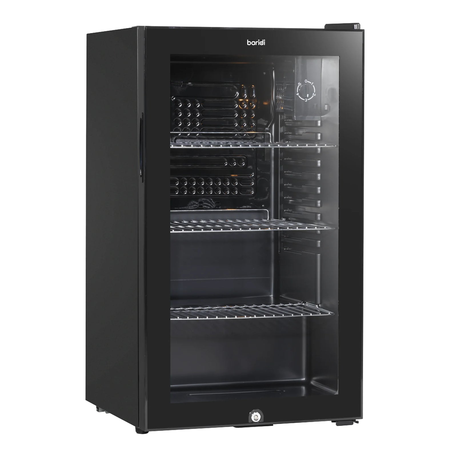 Baridi Undercounter Fridge DH13 80L with Wire Shelves & Lock