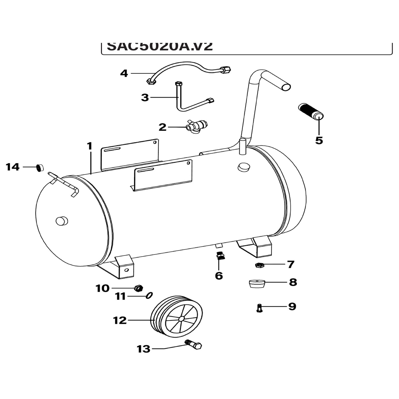 Sealey Check Valve SAC5020A-V2-02