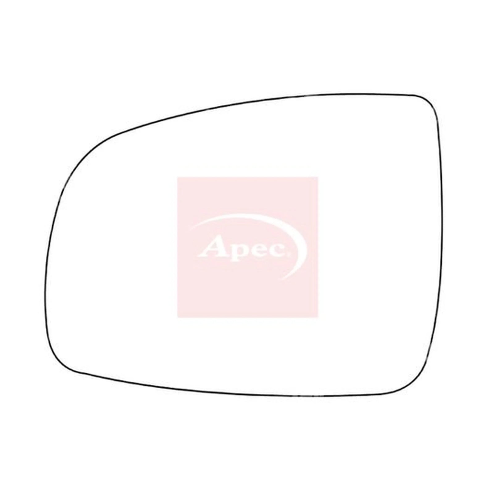 Apec Exterior Wing Mirror Glass Left AMS2603