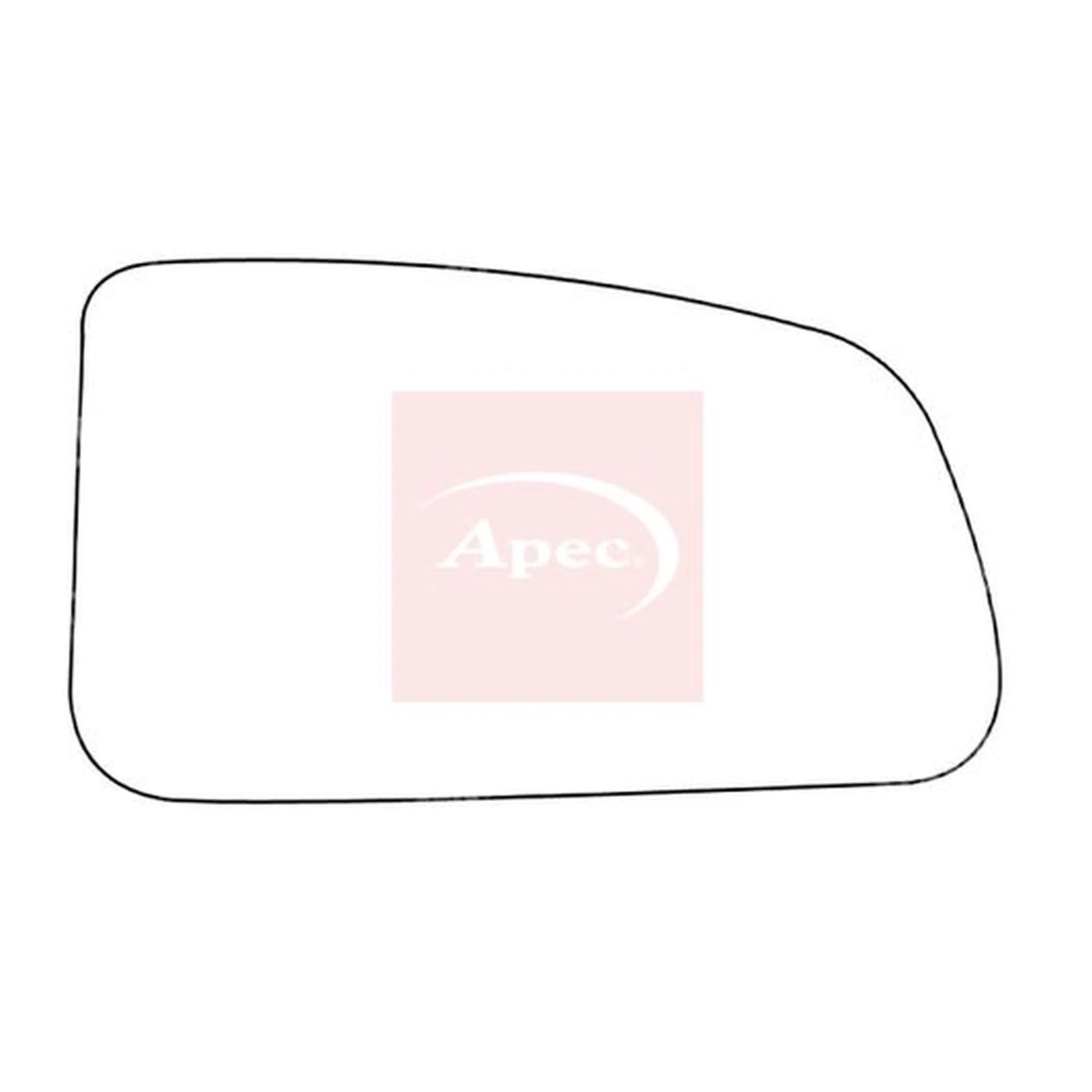 Apec Exterior Wing Mirror Glass Right AMS2734