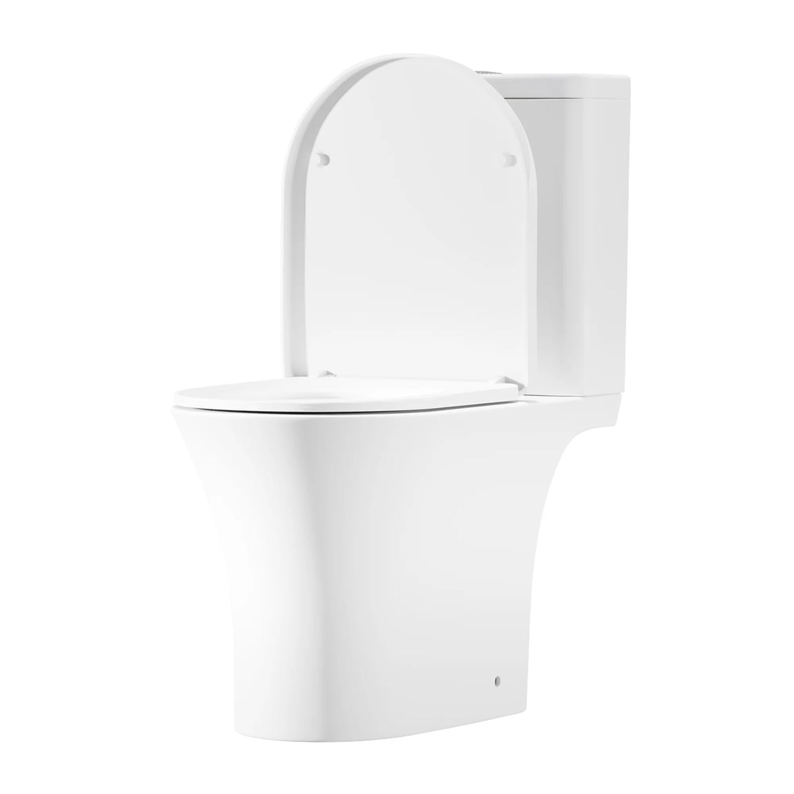 Baridi Close Coupled Toilet DH332 Rimless Flush White