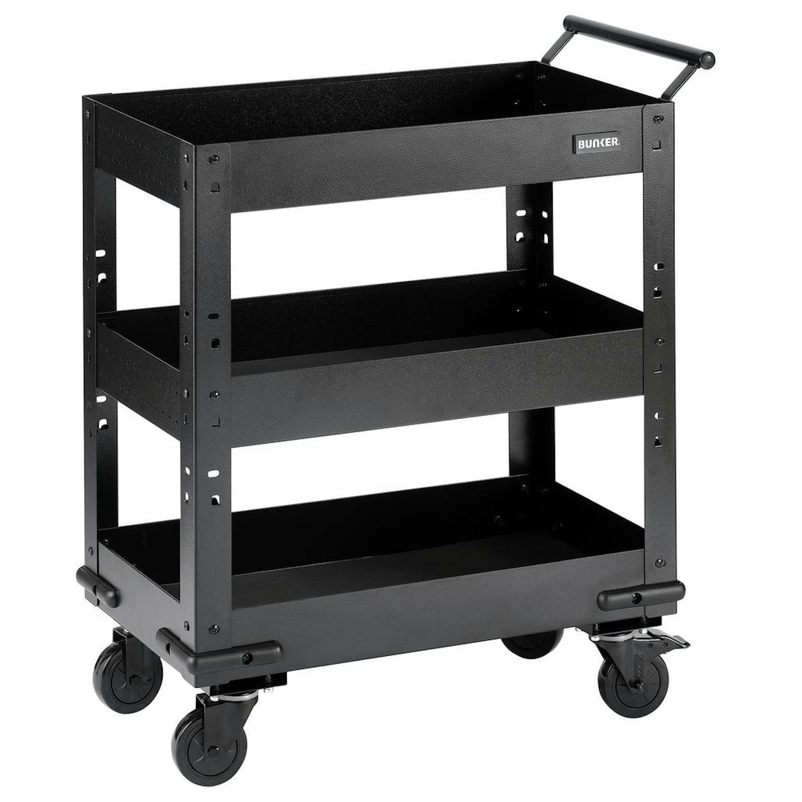 Draper BUNKER 3 Tier Trolley with Pull Handle, 714mm - B400-3TCR