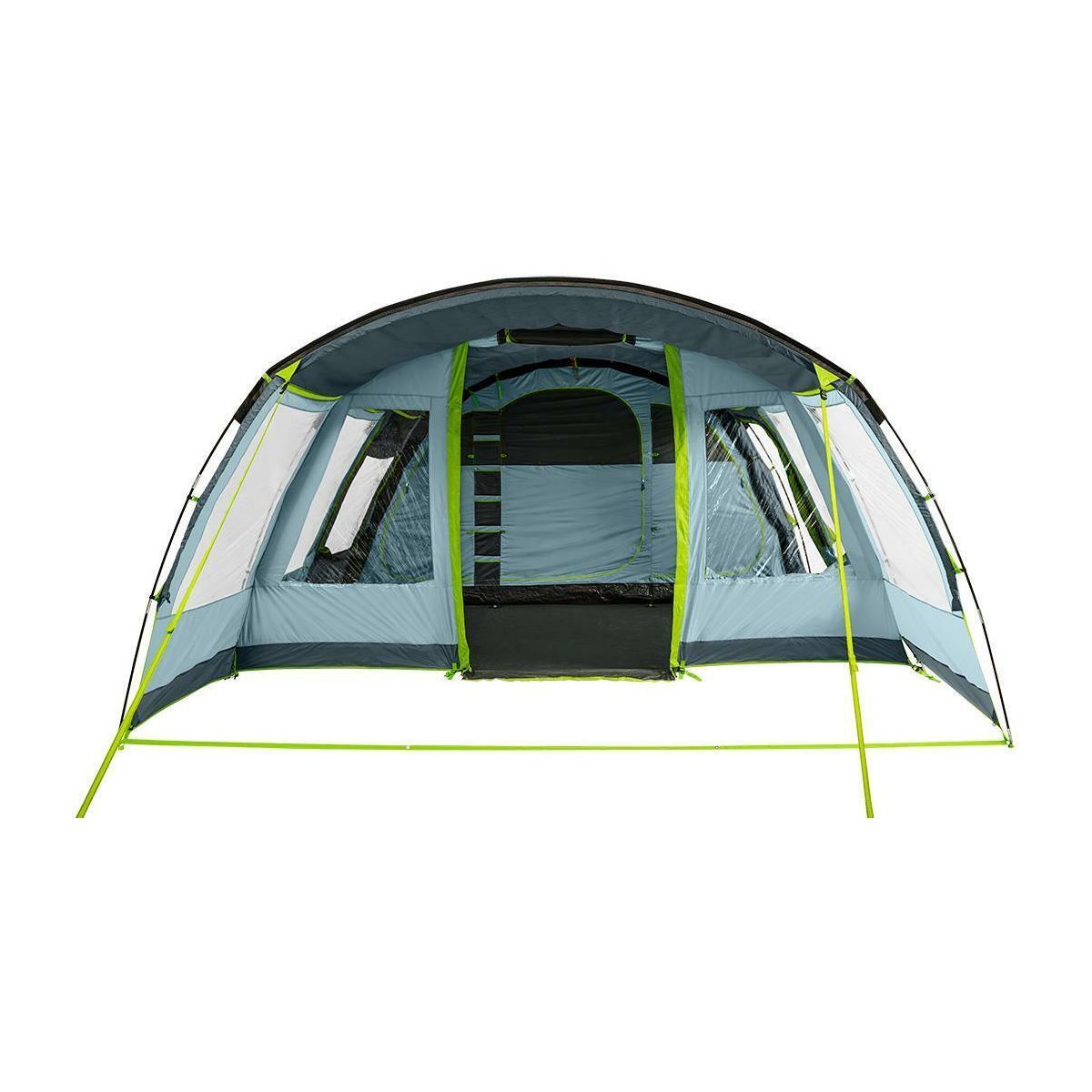 Coleman Tunnel Tent Meadowood 6L 6 Person Black Out Bedrooms Grey Camping Garden