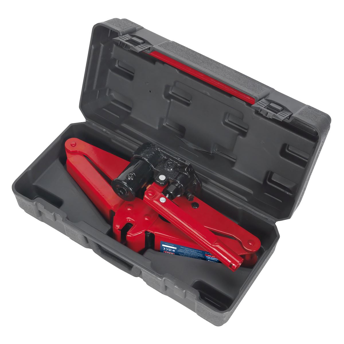 Sealey 700kg Hydraulic Scissor Jack in Case Emergency Car Lift Wind Up Garage