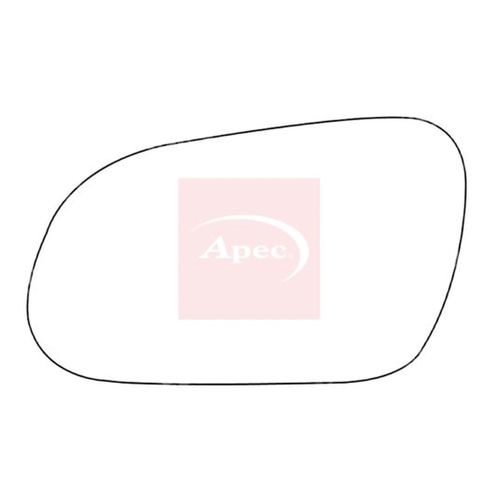 Apec Exterior Wing Mirror Glass Left AMS2683