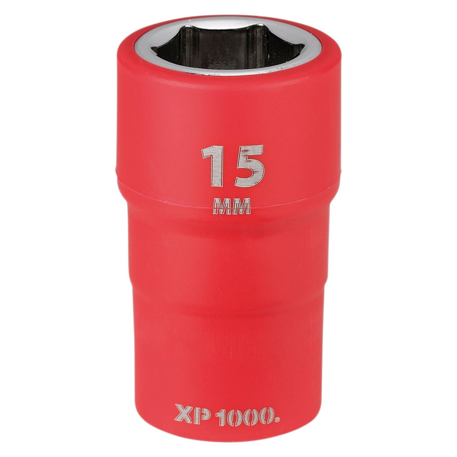 Draper XP1000 VDE Socket, 3/8" Sq. Dr., 15mm