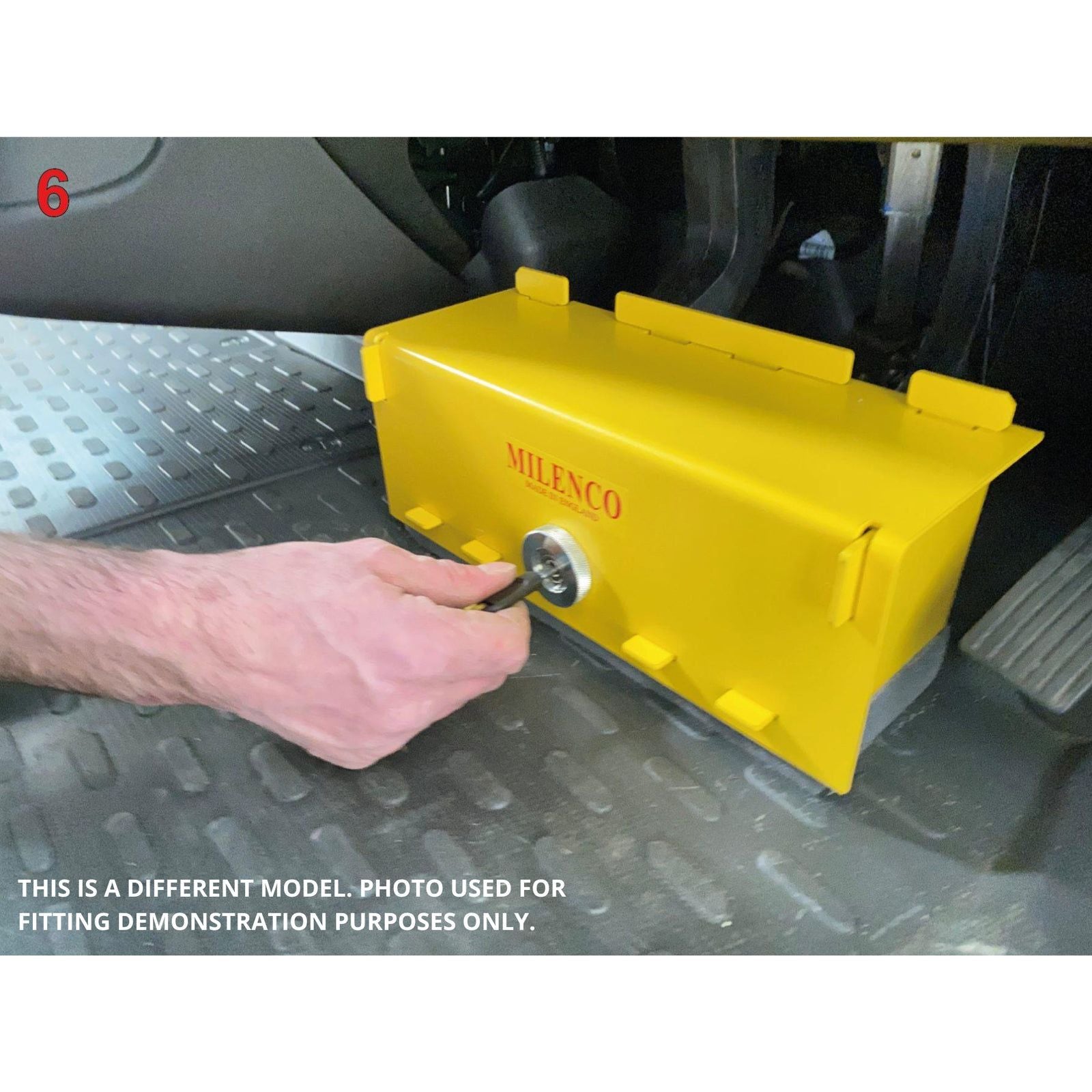 Milenco Pedal Lock for 2014+ Ford Transit / Motorhome with Manual Gearbox