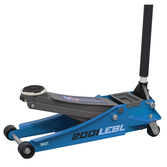 Sealey Trolley Jack 2.25 Tonne Low Profile Rocket Lift Blue 2001LEBL