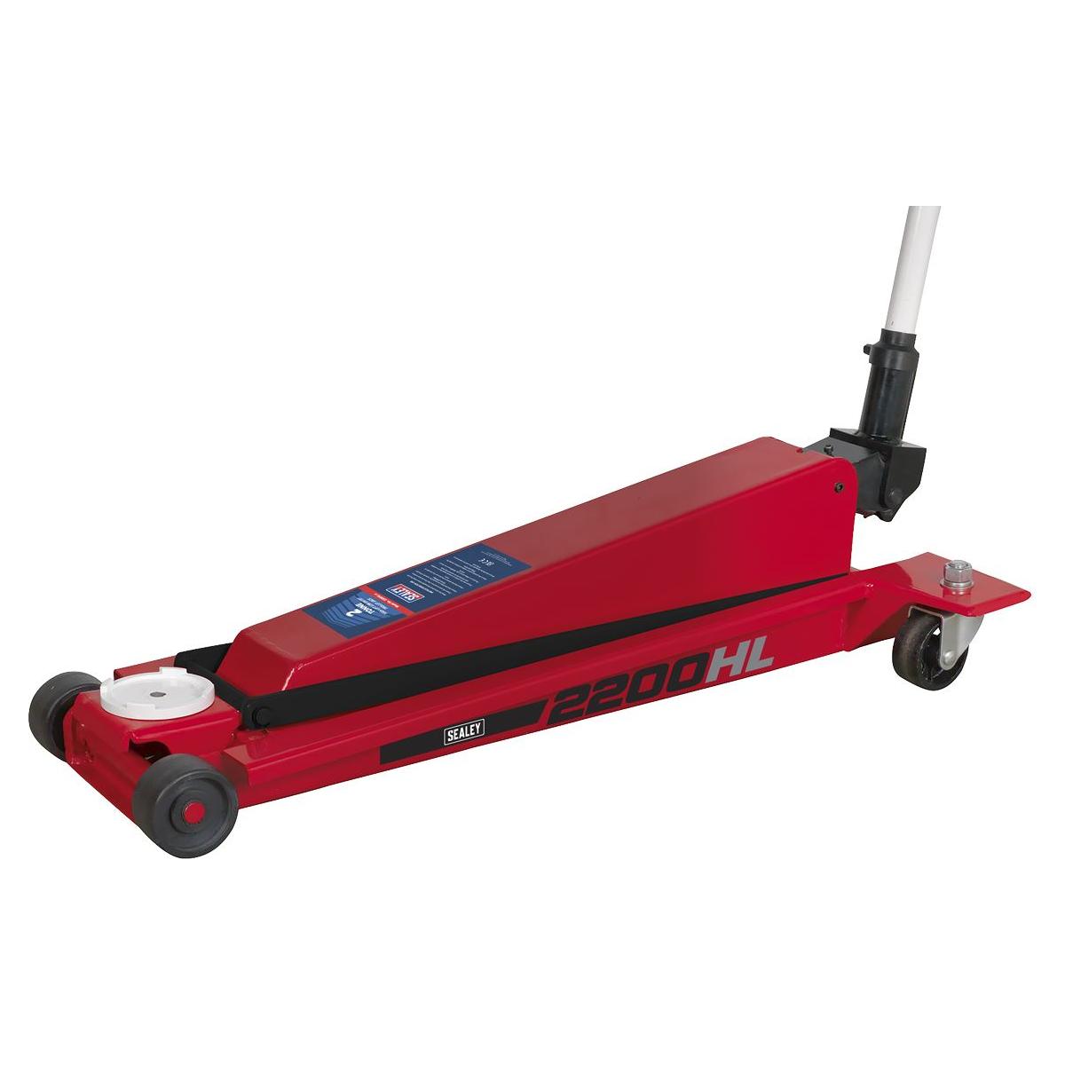 Sealey High Lift Low Profile Trolley Jack 2 Tonne 2200HL