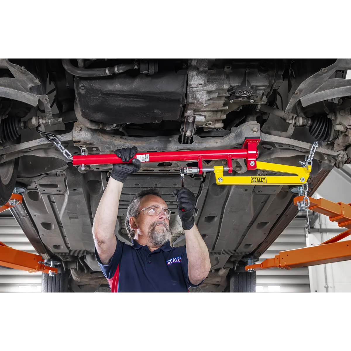 Sealey Hands-Free Suspension Arm Lever 960mm 181kg Load Capacity