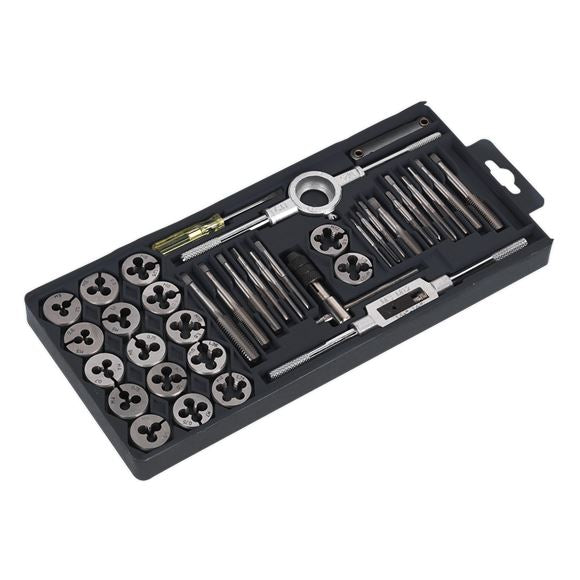 Sealey Tap & Die Set 40pc Split Dies Metric AK301