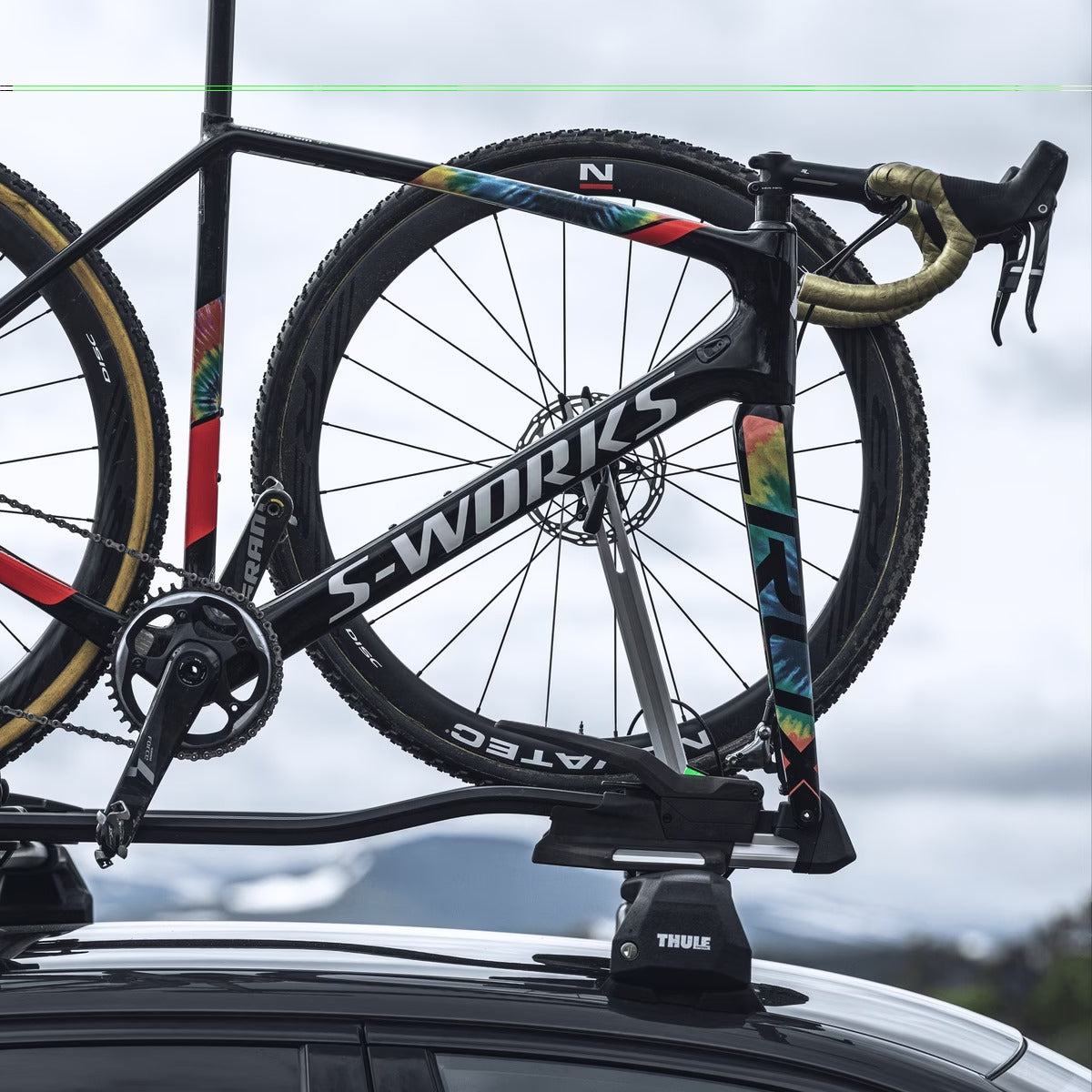 Thule Front Wheel Holder front wheel holder roof bike rack aluminium Roof Bike Rack