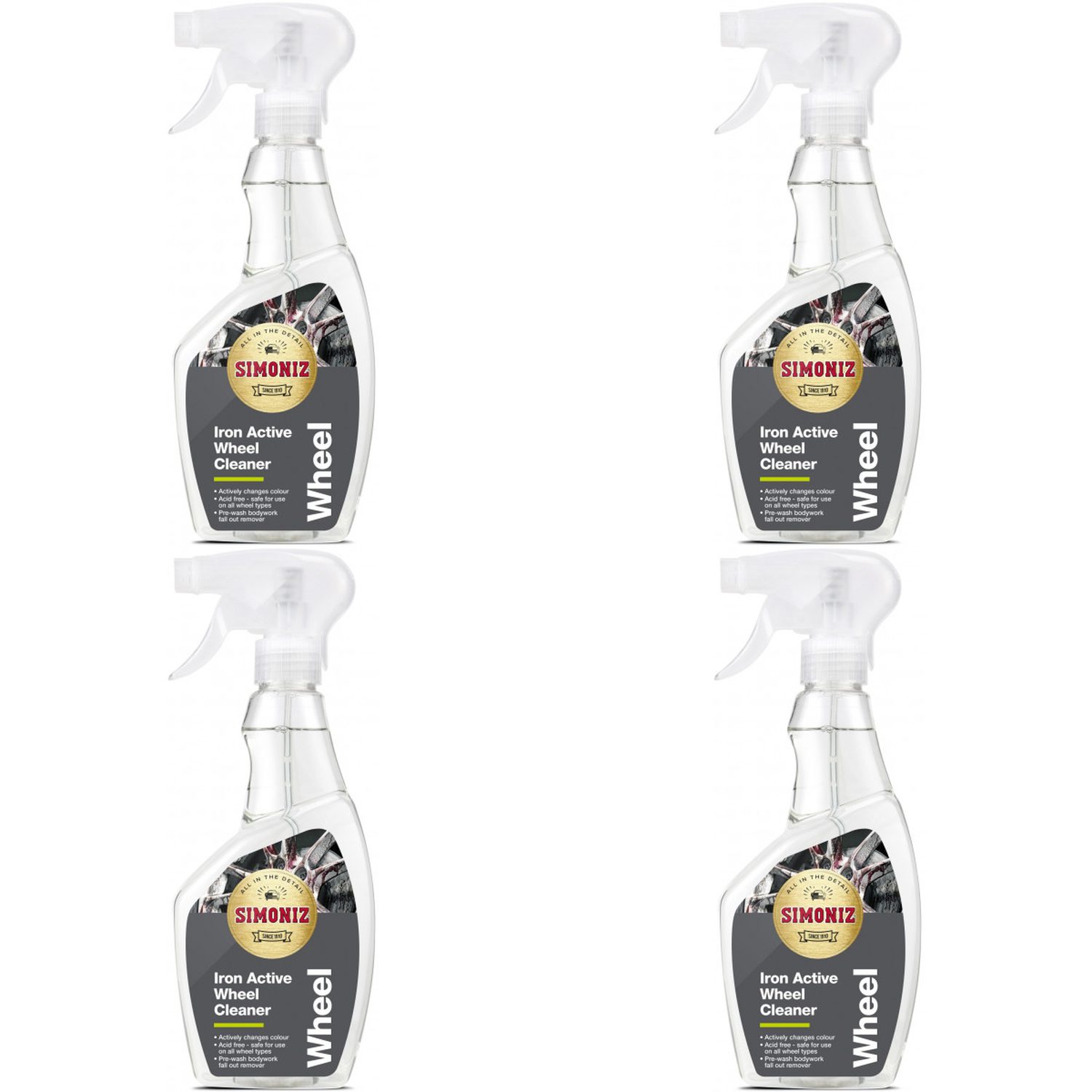 Simoniz 500ml Wheel Cleaner - Non-Corrosive Brake Dust Remover