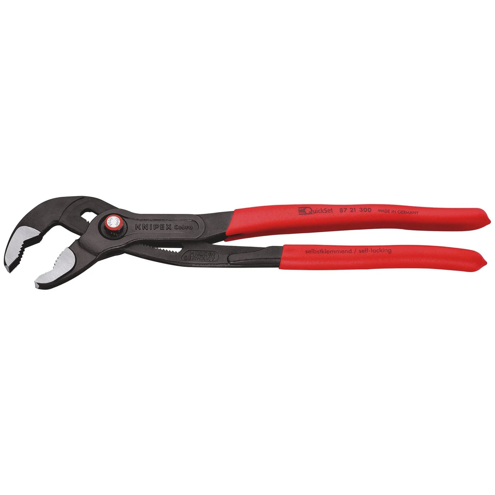 KNIPEX 87 21 300 SB Cobra® QuickSet High-Tech Water Pump Pliers, 300mm