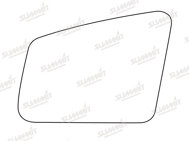 Summit Stick-On Standard Mirror Glass fits Mercedes E Class LHS