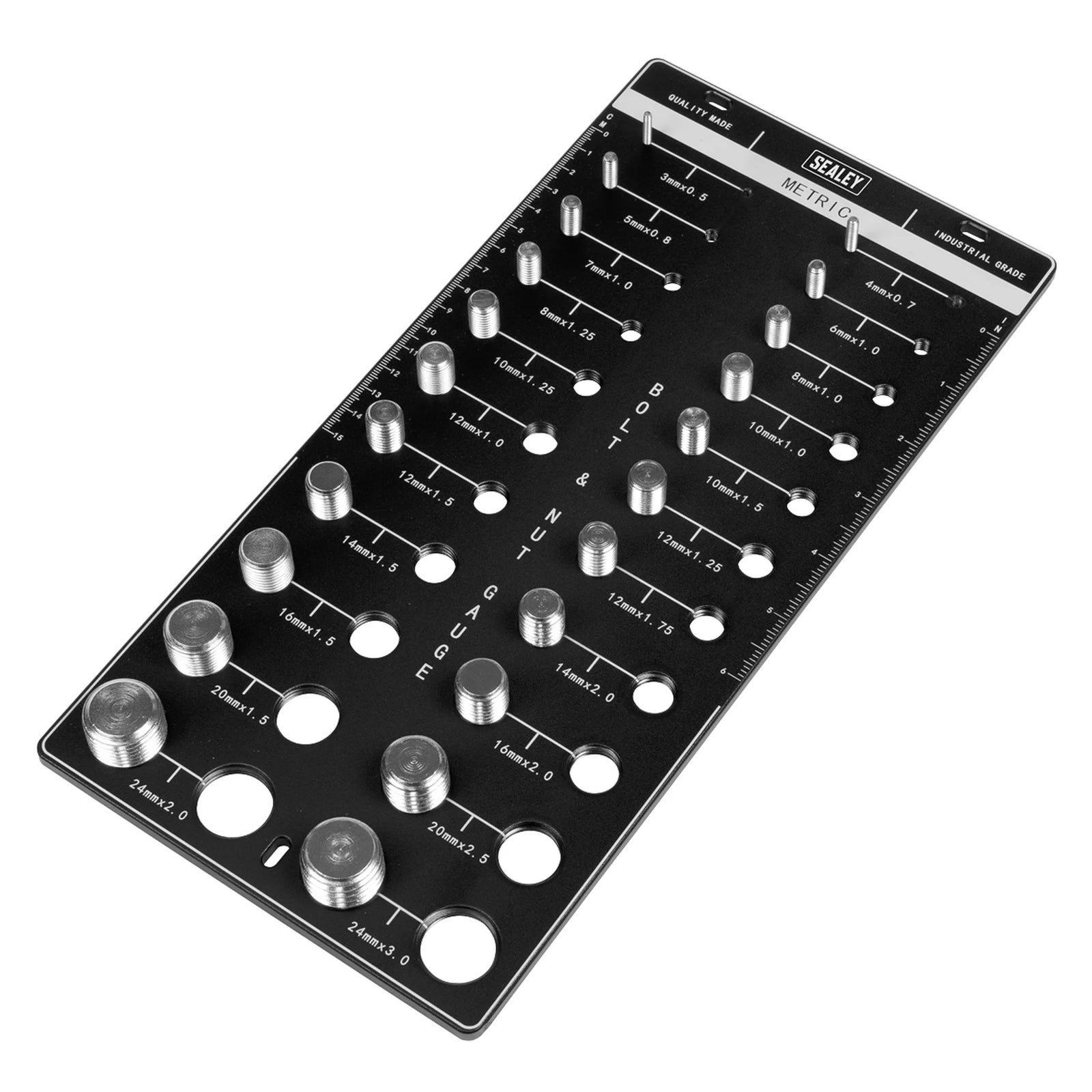 Sealey Nut & Bolt Checker AK29M - 22 Metric Sizes