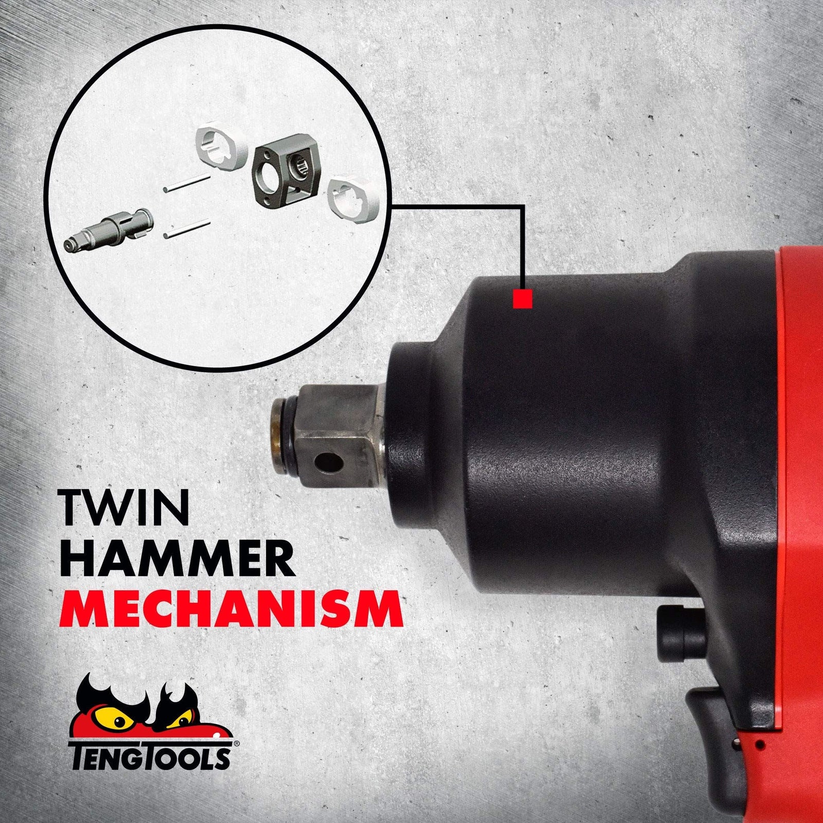 Teng Tools 3/4" Composite Air Impact Wrench