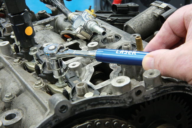 Laser 3-in-1 Mini Ratchet Spanner - with Interchangeable Drives