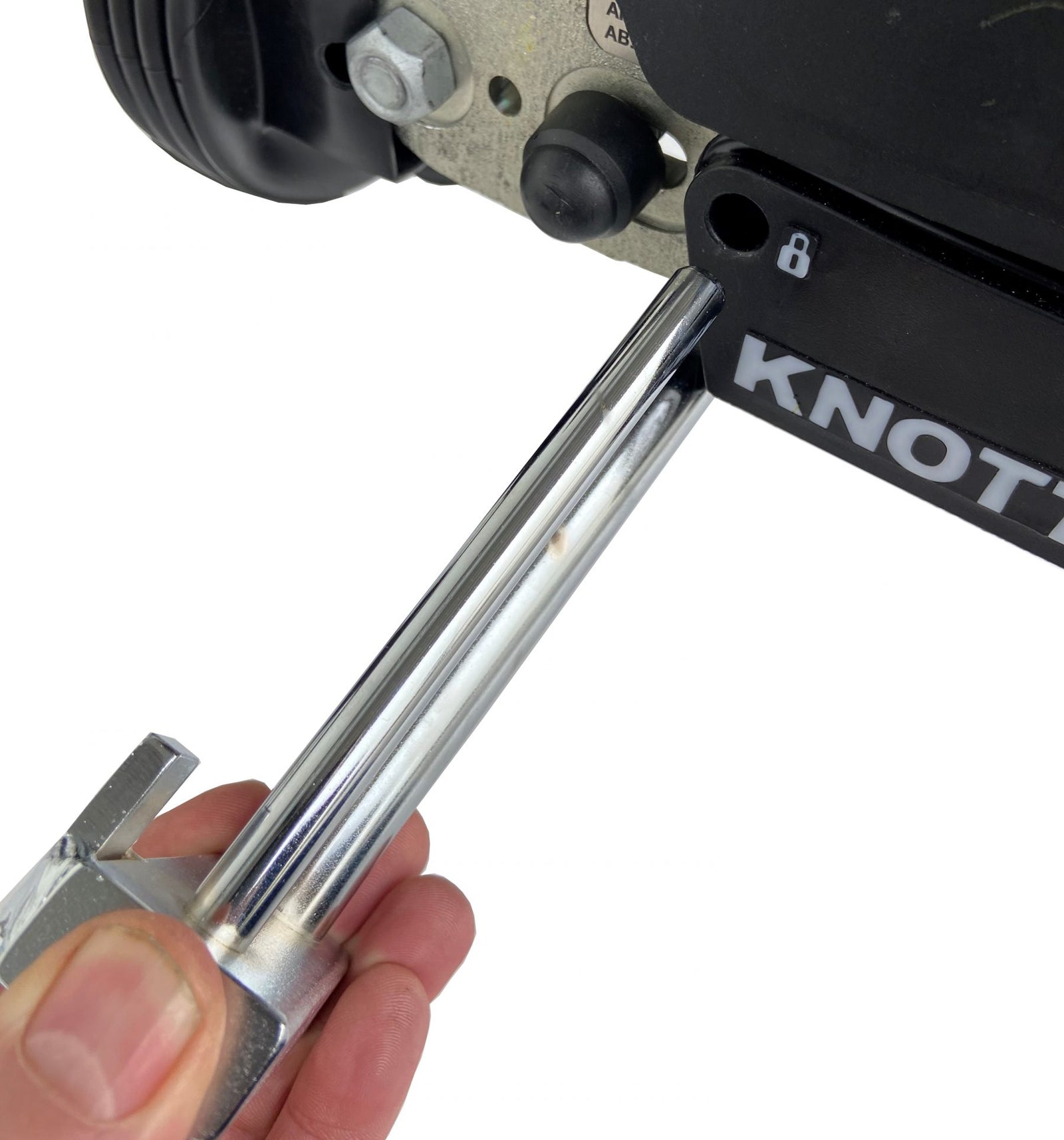 Milenco Compact Knott Stabiliser Hitchlock KS 25/30/35 – SCM MP03 Approved, Heavy-Duty Anti-Theft for Hobby & Eriba
