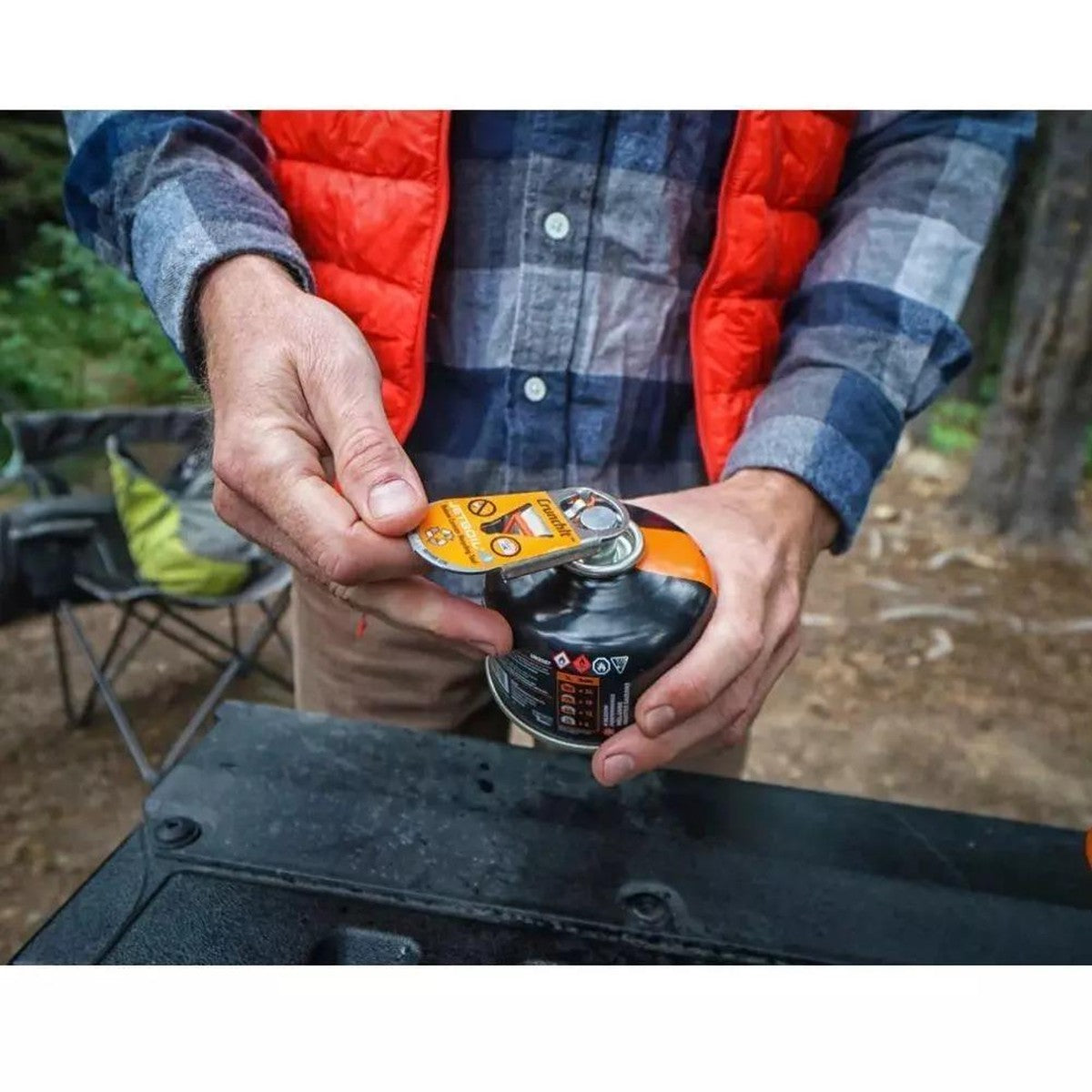 Jetboil CrunchIt Fuel Can Recycling Tool CRUNCH Steel