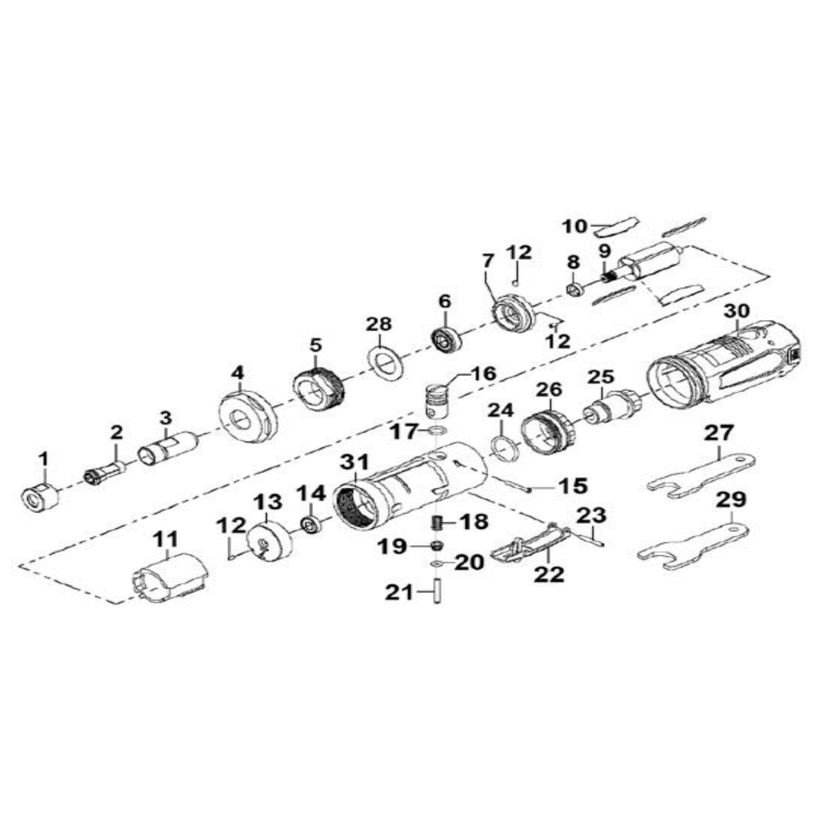 Sealey Coupling nut SA654.V3-04