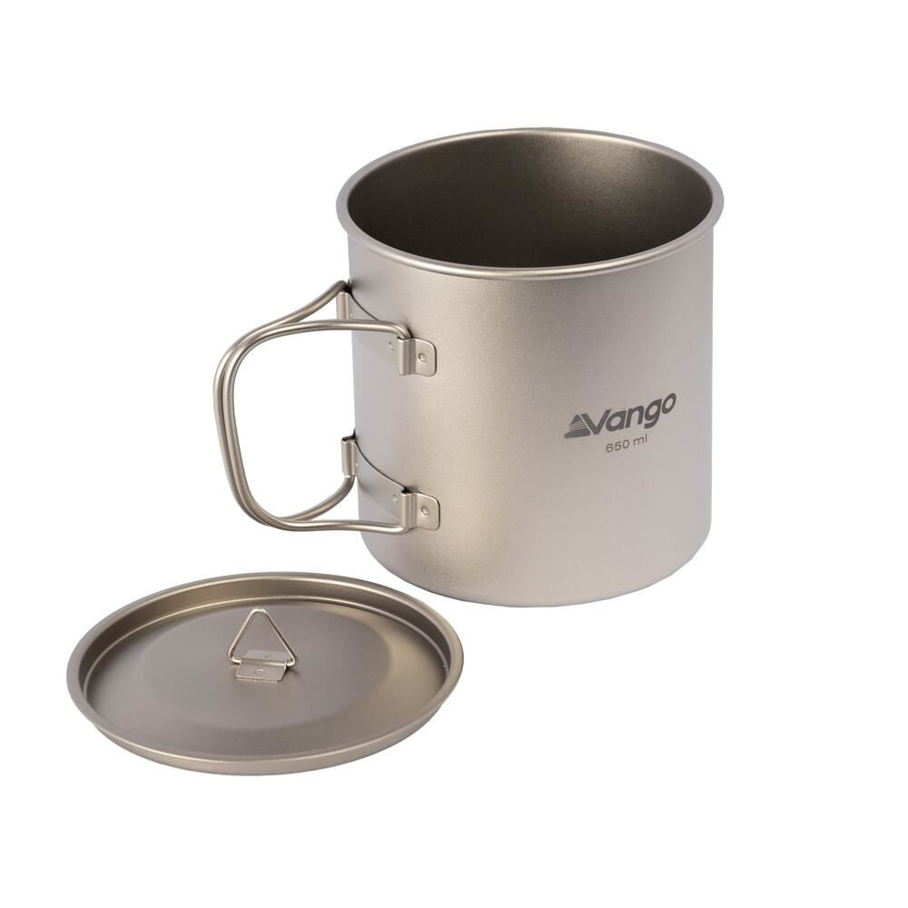 Vango Titanium Single Walled Mug 650ml Titanium