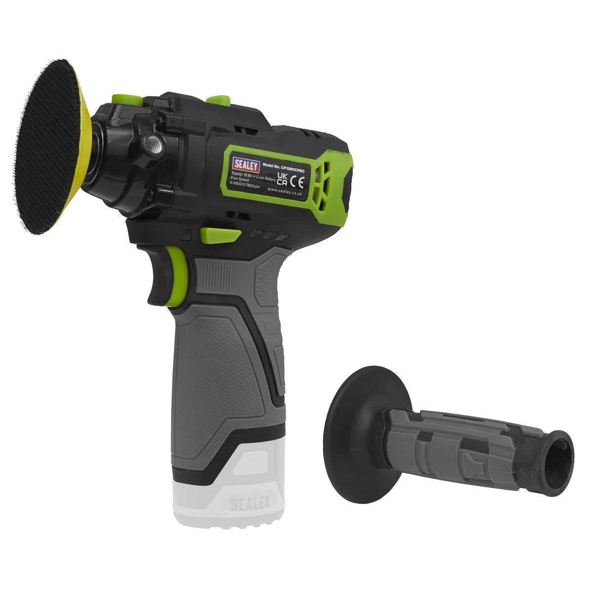 Sealey Cordless Polisher75mm 10.8V 2Ah SV10.8 Series CP108VCP