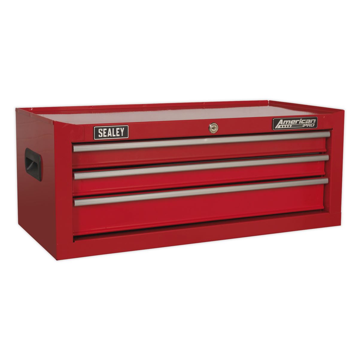 Sealey Topchest Mid-Box & Rollcab 14 Drawer Stack Red AP22STACK
